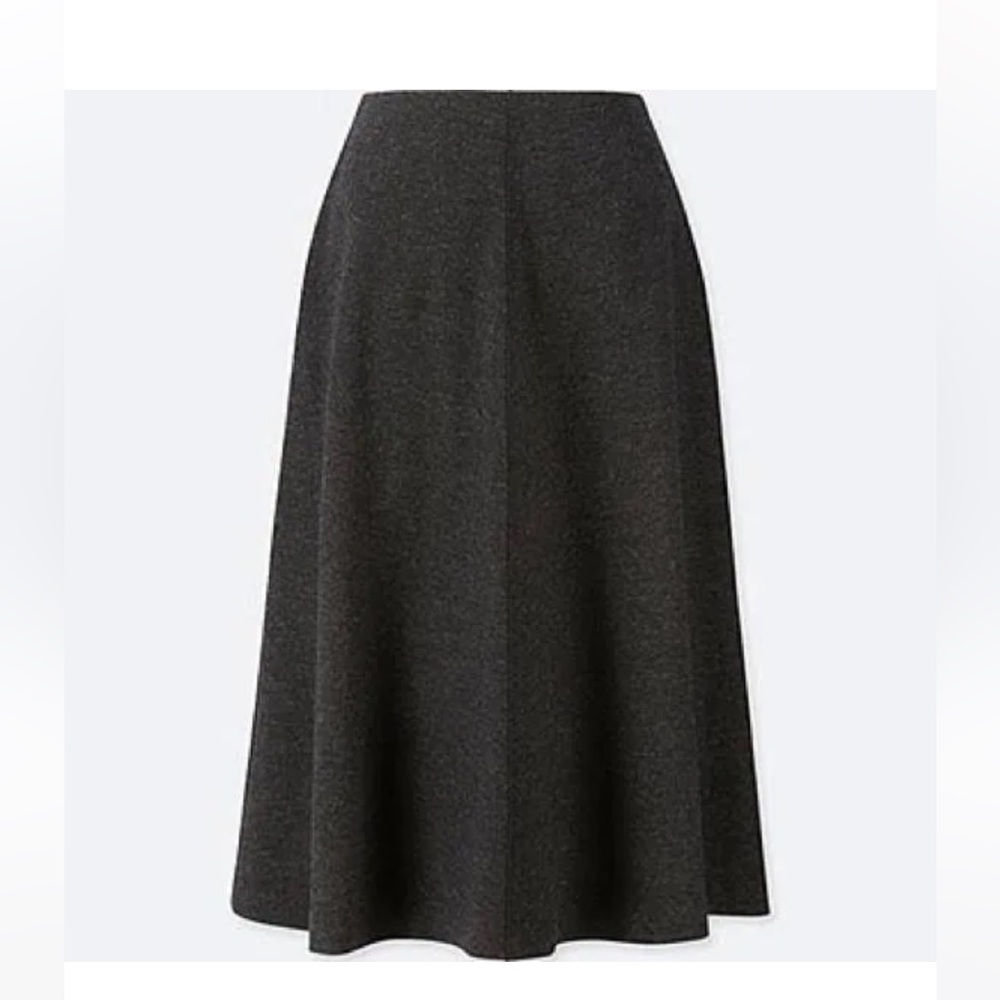 Uniqlo mixed wool midi skirt size S new without tag